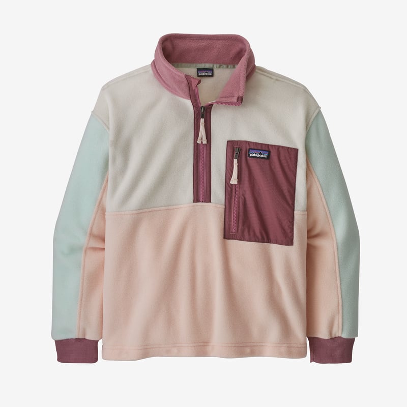 Patagonia Kids' Microdini 1/2-Zip Fleece Pullover - Cameo