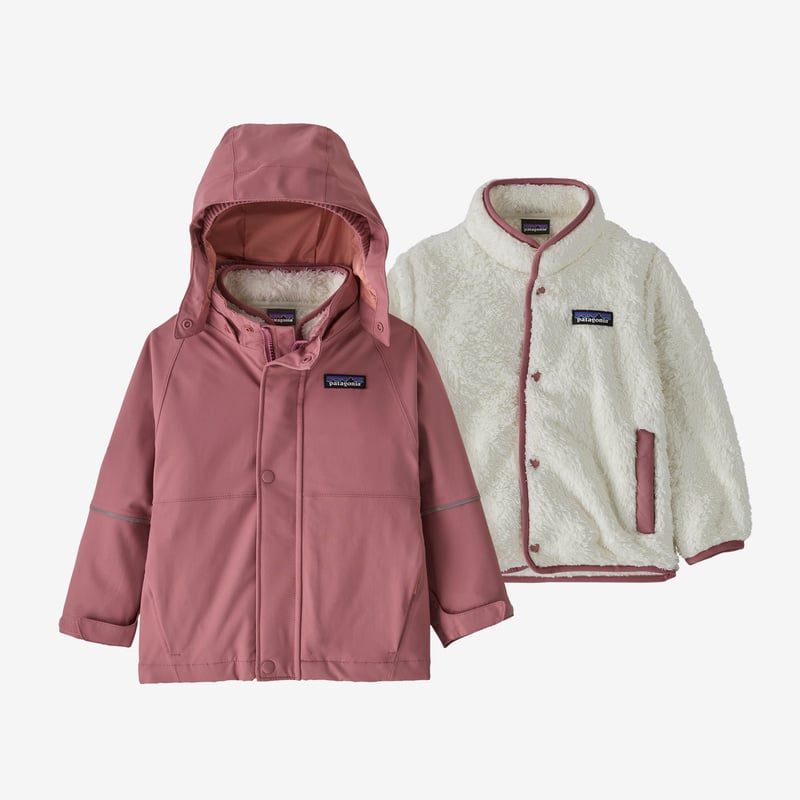 Patagonia Baby All Seasons 3-in-1 Jacket - Light Star Pink