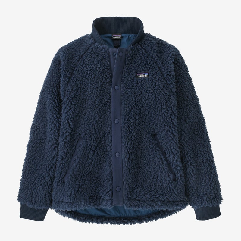 Patagonia Girls' Retro-X® Fleece Bomber Jacket - New Navy