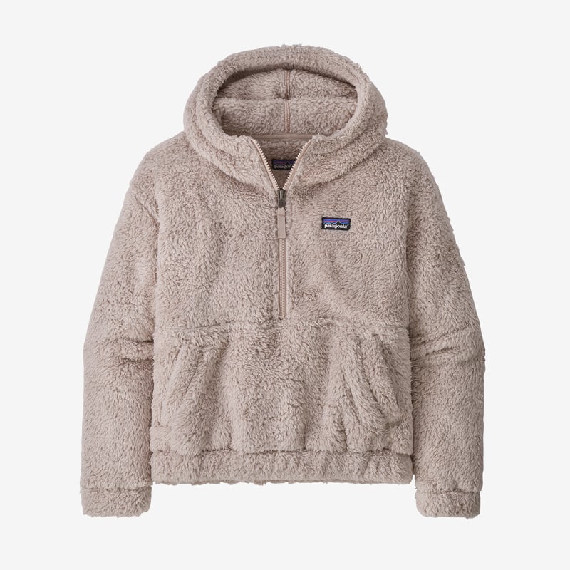 Patagonia Girls' Los Gatos Fleece Hoody Sweatshirt - Shroom Taupe