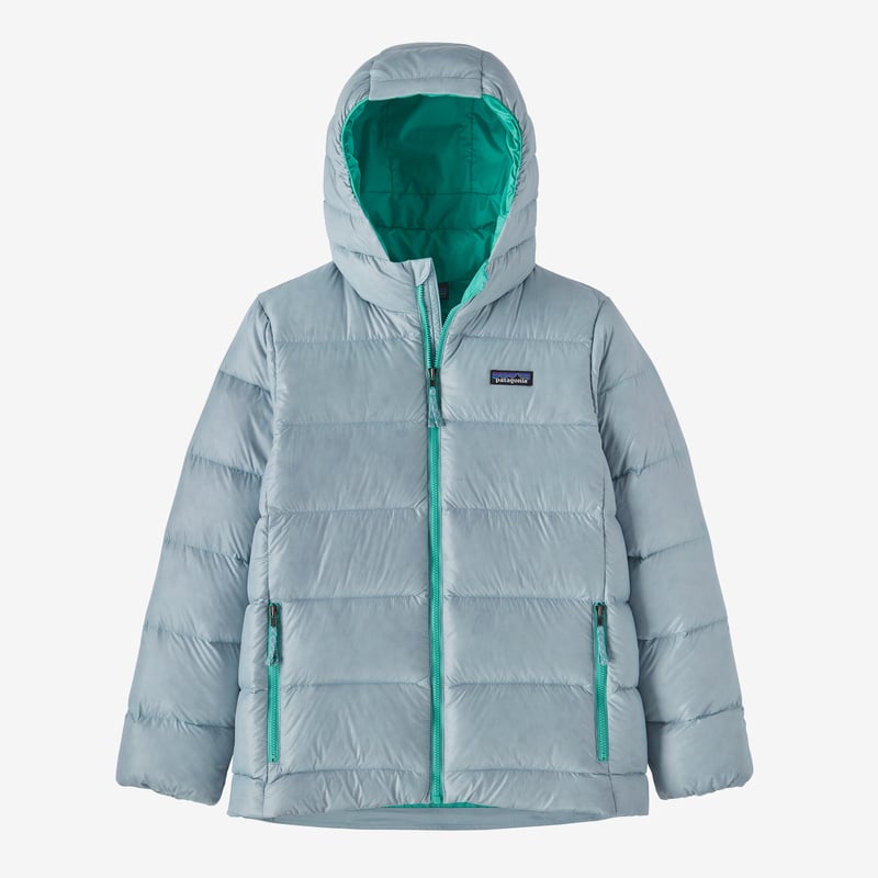 Patagonia Kids' Hi-Loft Down Sweater Hoody - Steam Blue