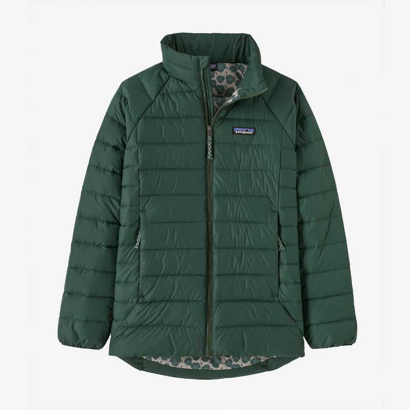 Patagonia Kids' Drop-Tail Down Sweater - Pinyon Green