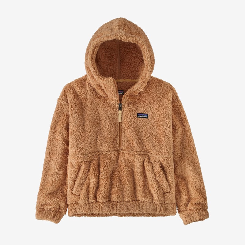 Patagonia Girls' Los Gatos Fleece Hoody Sweatshirt - Dark Camel