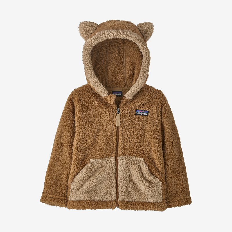 Patagonia Baby Furry Friends Hoody - Beech Brown