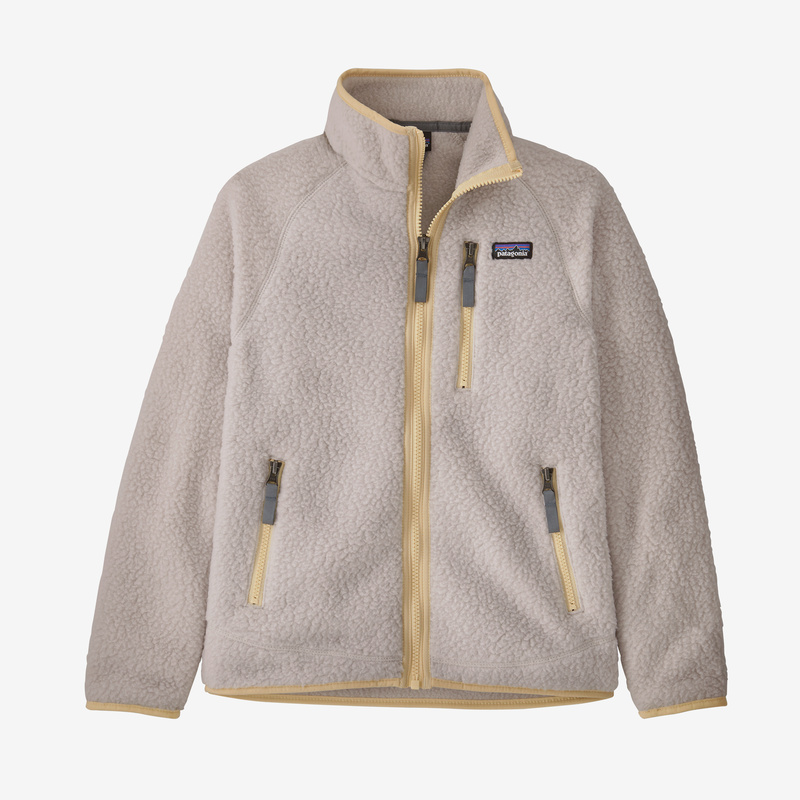 Patagonia Kids' Retro Pile Fleece Jacket - Cornice Grey