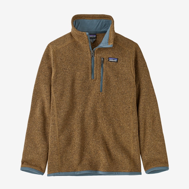 Patagonia Kids' Better Sweater® 1/4-Zip Fleece - Nest Brown