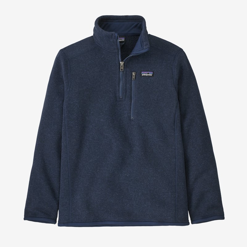 Patagonia Kids' Better Sweater® 1/4-Zip Fleece - New Navy