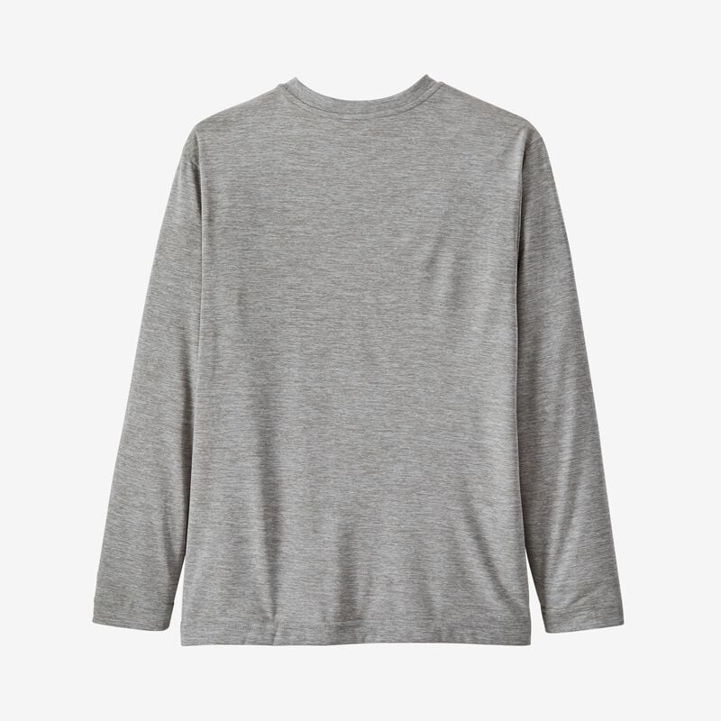 Patagonia Boys' Long-Sleeved Capilene® Cool Daily T-Shirt - Alpine Icon: Pinyon Green X-Dye