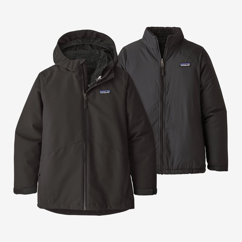 Patagonia Girls' 4-in-1 Everyday Jacket - Black