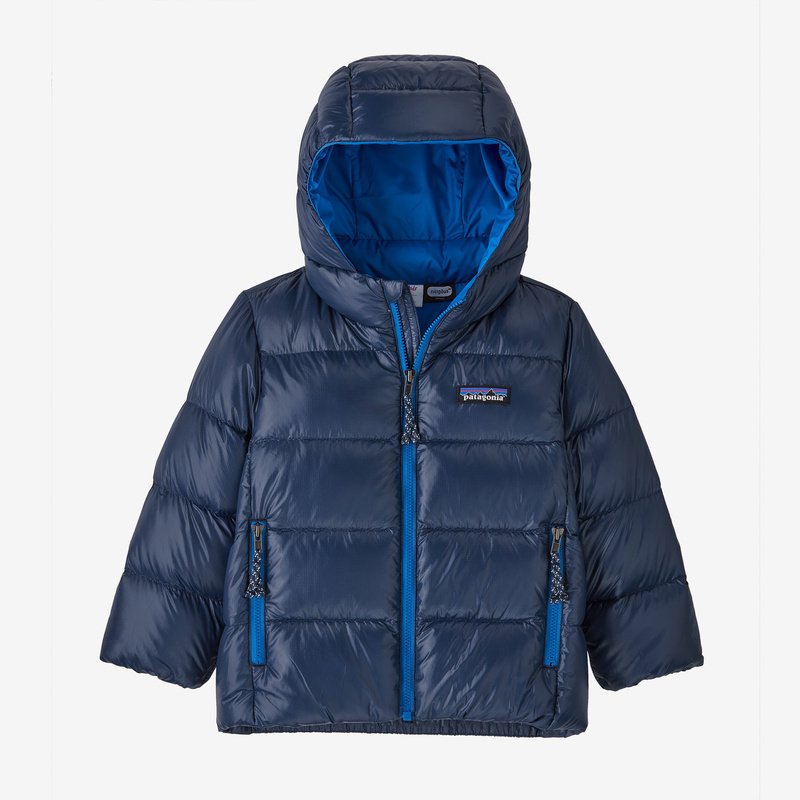 Patagonia Baby Hi-Loft Down Sweater Hoody - New Navy