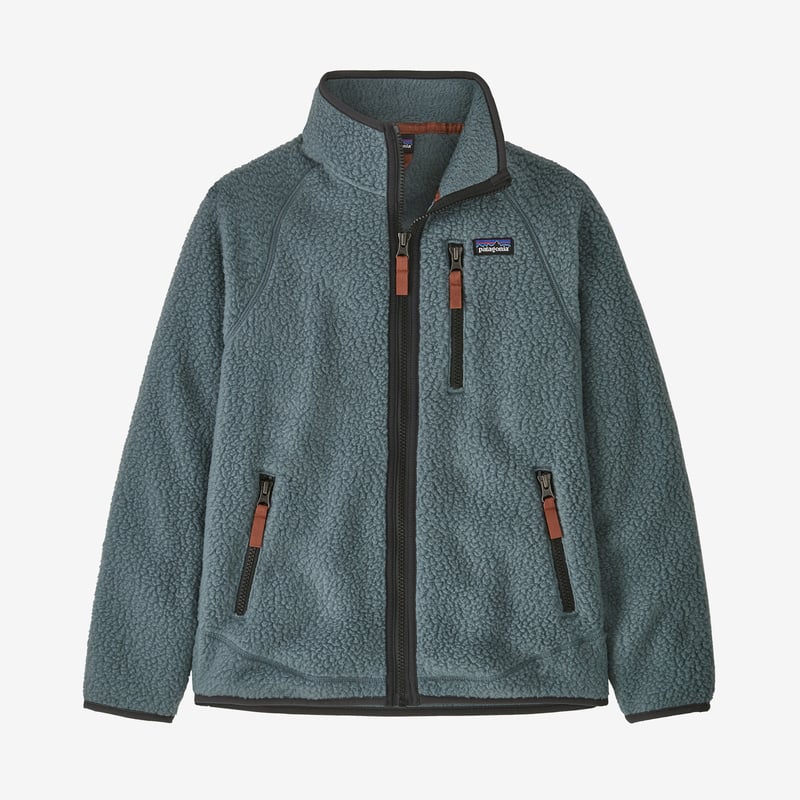 Patagonia Kids' Retro Pile Fleece Jacket - Plume Grey