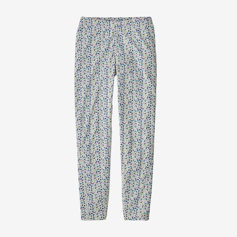 Patagonia Kids' Capilene® Midweight Bottoms - Liten: Birch White