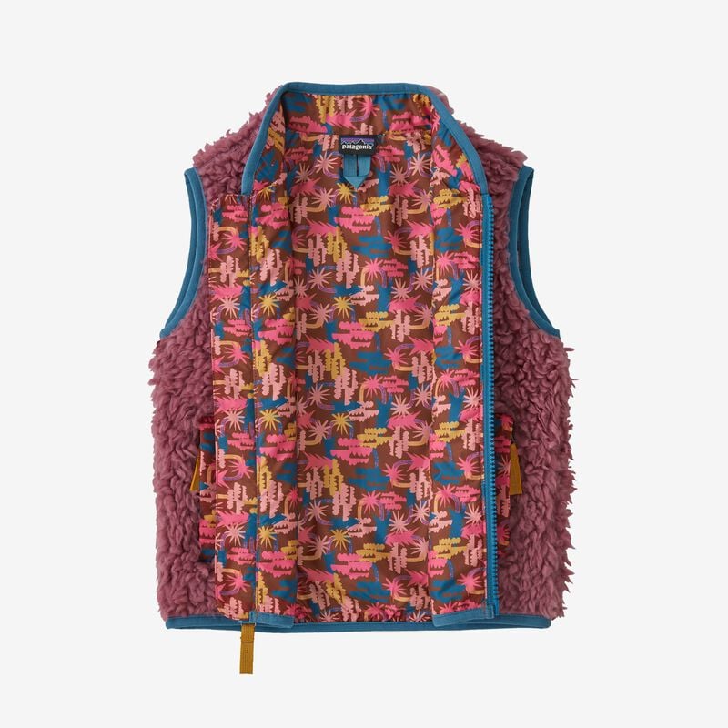 Patagonia Baby Retro-X® Fleece Vest - Natural w/New Navy