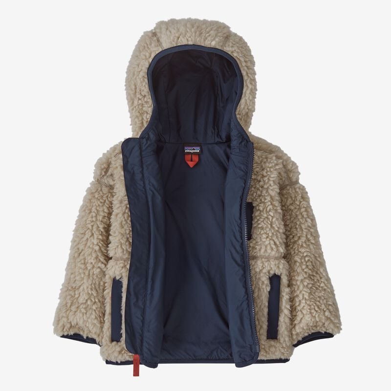 Patagonia Baby Retro-X® Fleece Hoody - Natural w/Natural