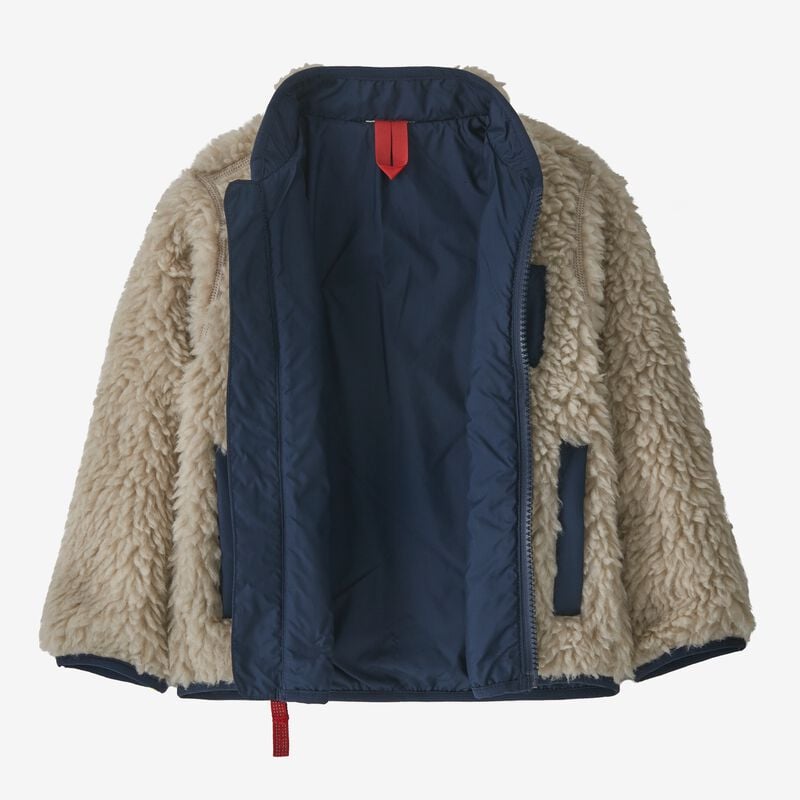 Patagonia Baby Retro-X® Fleece Jacket - Natural w/Umber Brown