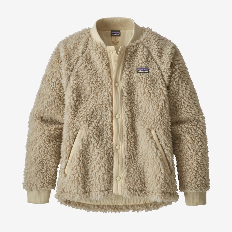 Patagonia Girls' Retro-X® Fleece Bomber Jacket - Natural