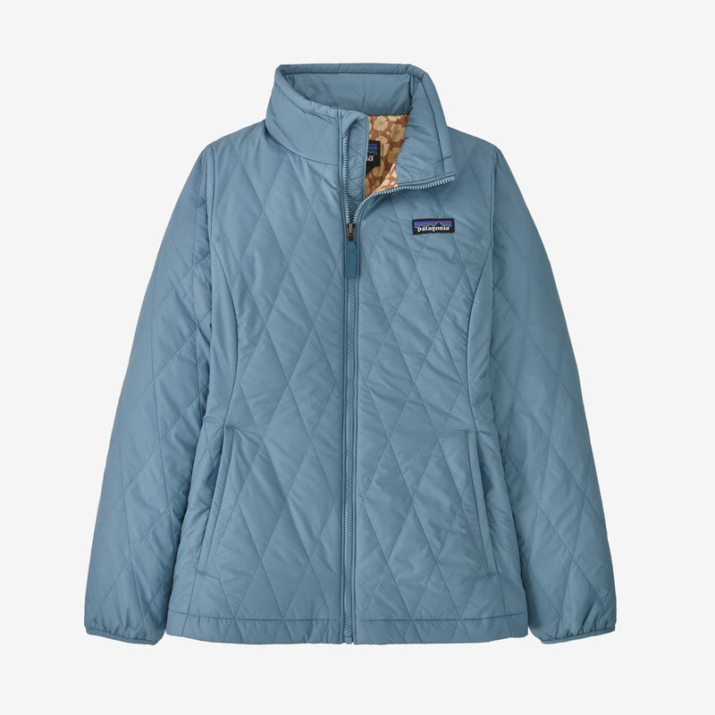 Patagonia Girls' Nano Puff® Jacket - Light Plume Grey
