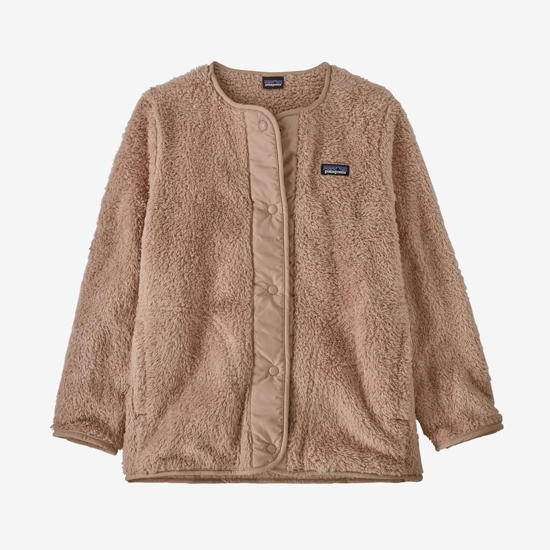 Patagonia Girls' Los Gatos Fleece Cardigan - Pampas Tan
