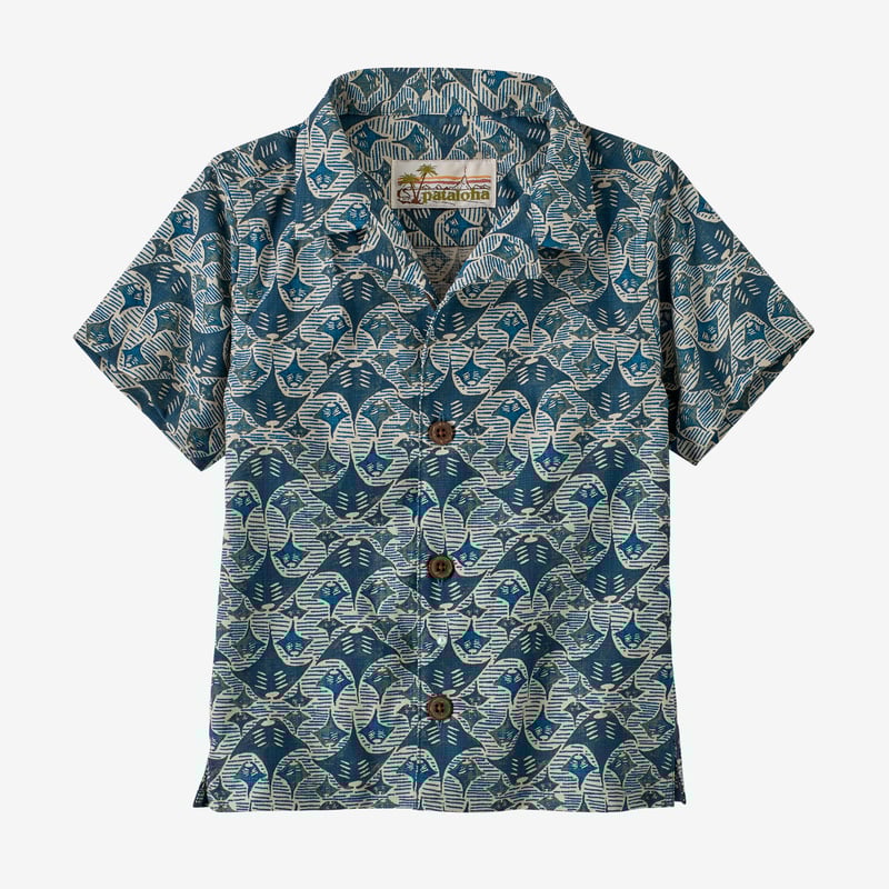 Patagonia Baby Pataloha® Shirt - Ray Migration: Stone Blue