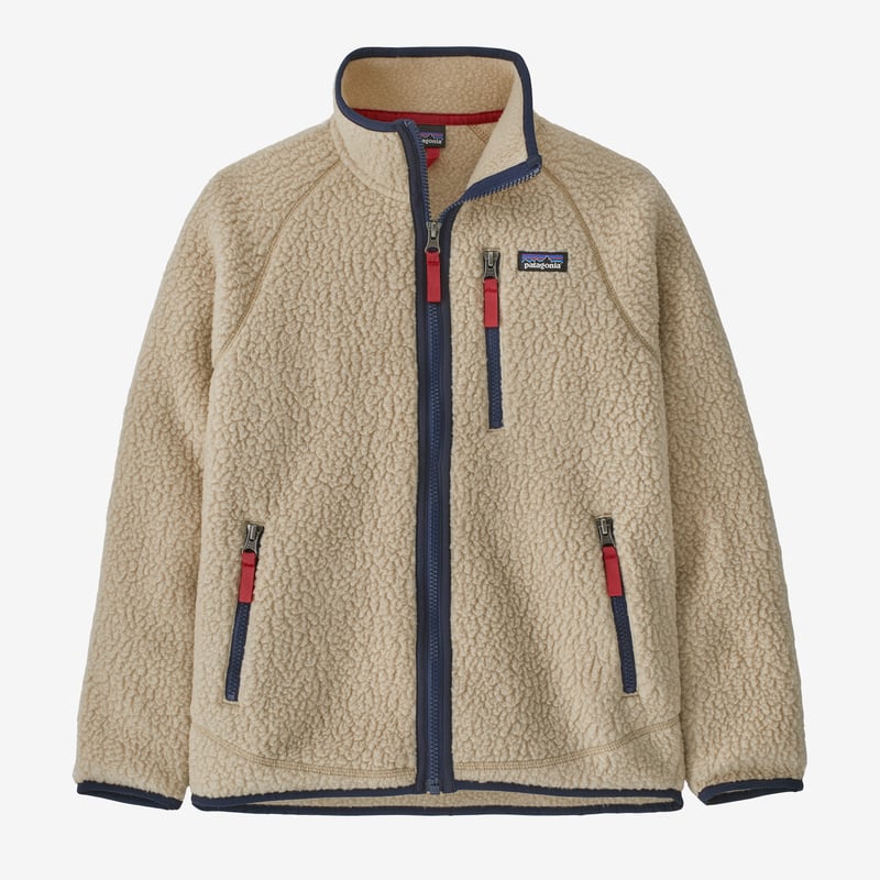 Patagonia Kids' Retro Pile Fleece Jacket - El Cap Khaki