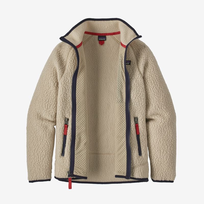 Patagonia Kids' Retro Pile Fleece Jacket - El Cap Khaki