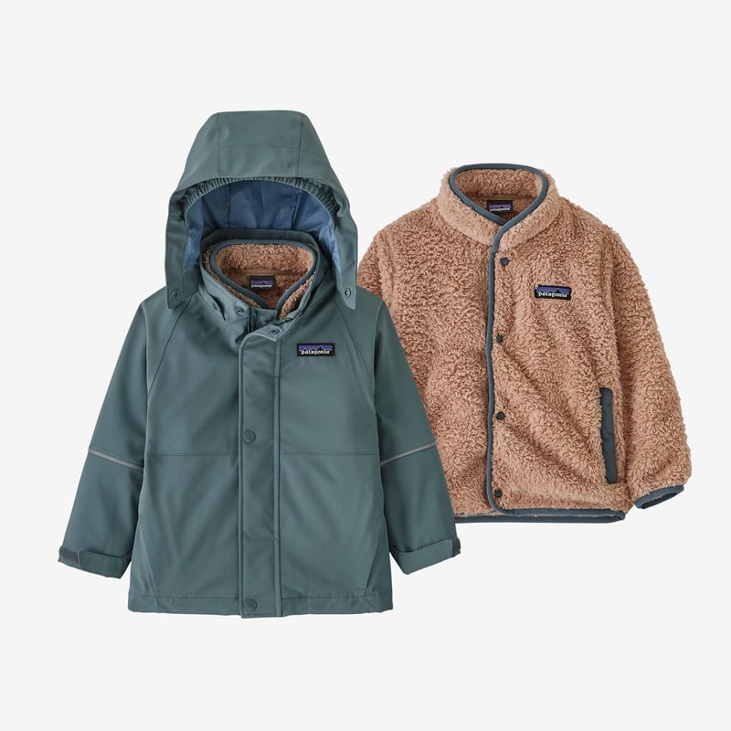 Patagonia Baby All Seasons 3-in-1 Jacket - Plume Grey