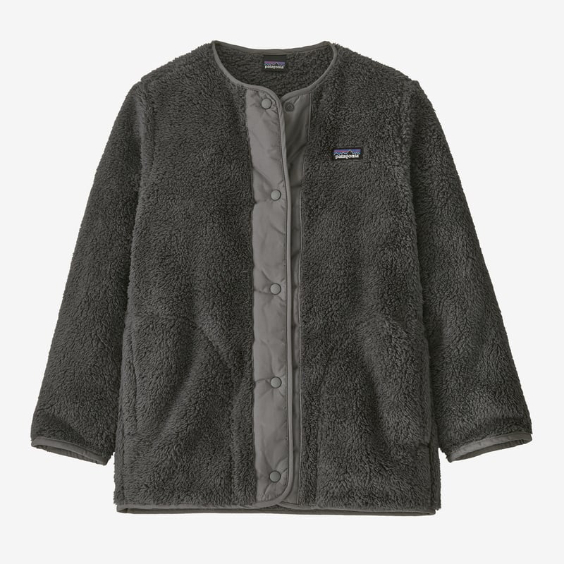 Patagonia Girls' Los Gatos Fleece Cardigan - Forge Grey