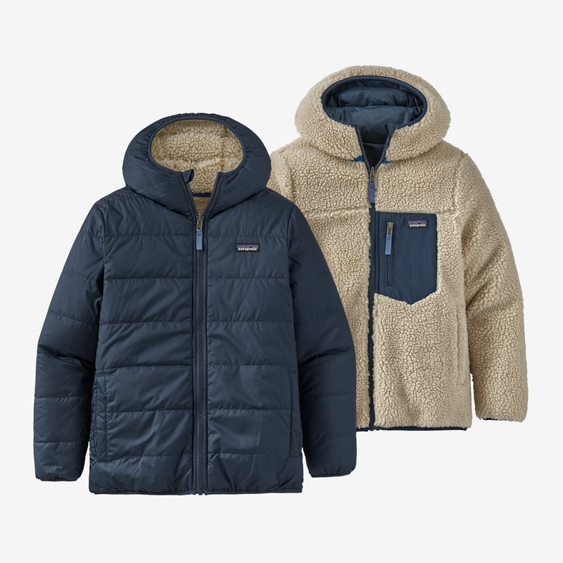 Patagonia Kids' Reversible Ready Freddy Hoody - New Navy
