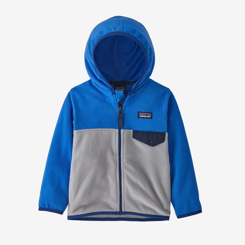 Patagonia Baby Micro D® Snap-T® Fleece Jacket - Salt Grey