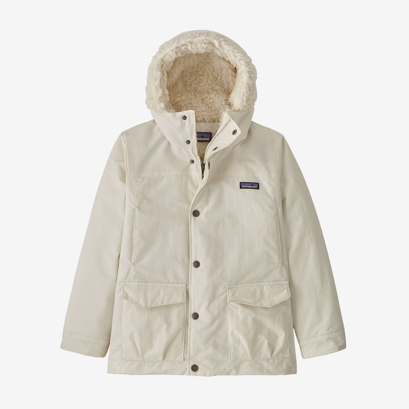 Patagonia Kids' Insulated Isthmus Jacket - Wool White