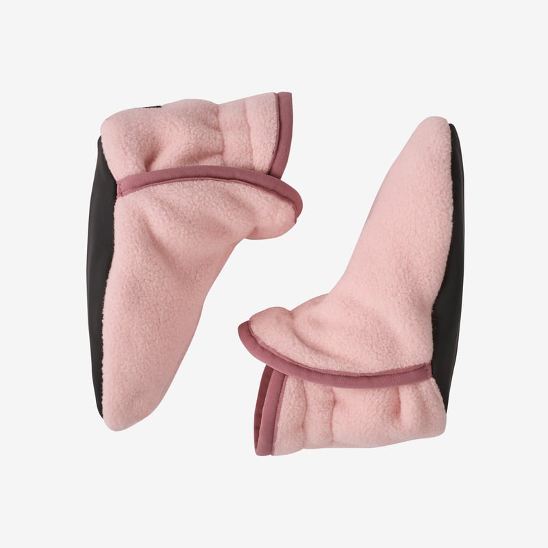 Patagonia Baby Synchilla™ Fleece Booties - Seafan Pink