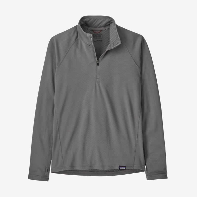 Patagonia Kids' Capilene® Midweight Zip-Neck - Noble Grey