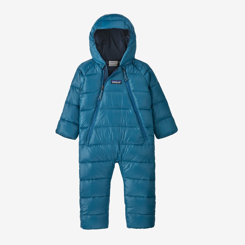 Patagonia Infant Hi-Loft Down Sweater Bunting - Wavy Blue