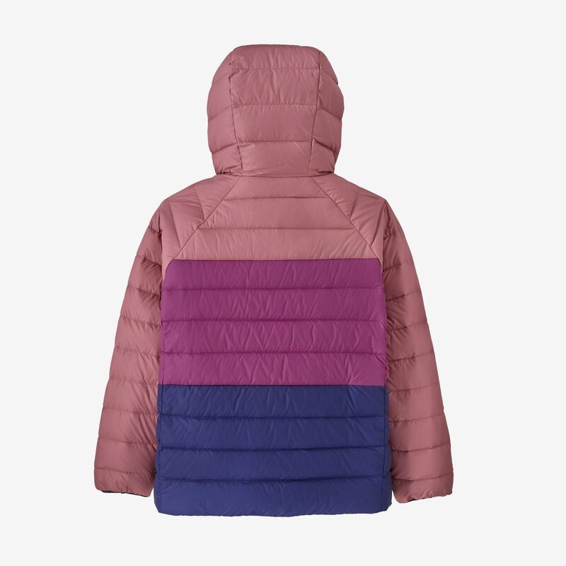 Patagonia Kids' Reversible Down Sweater Hoody - Treeline: New Navy