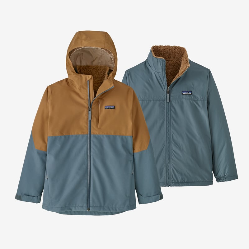 Patagonia Boys' 4-in-1 Everyday Jacket - Plume Grey