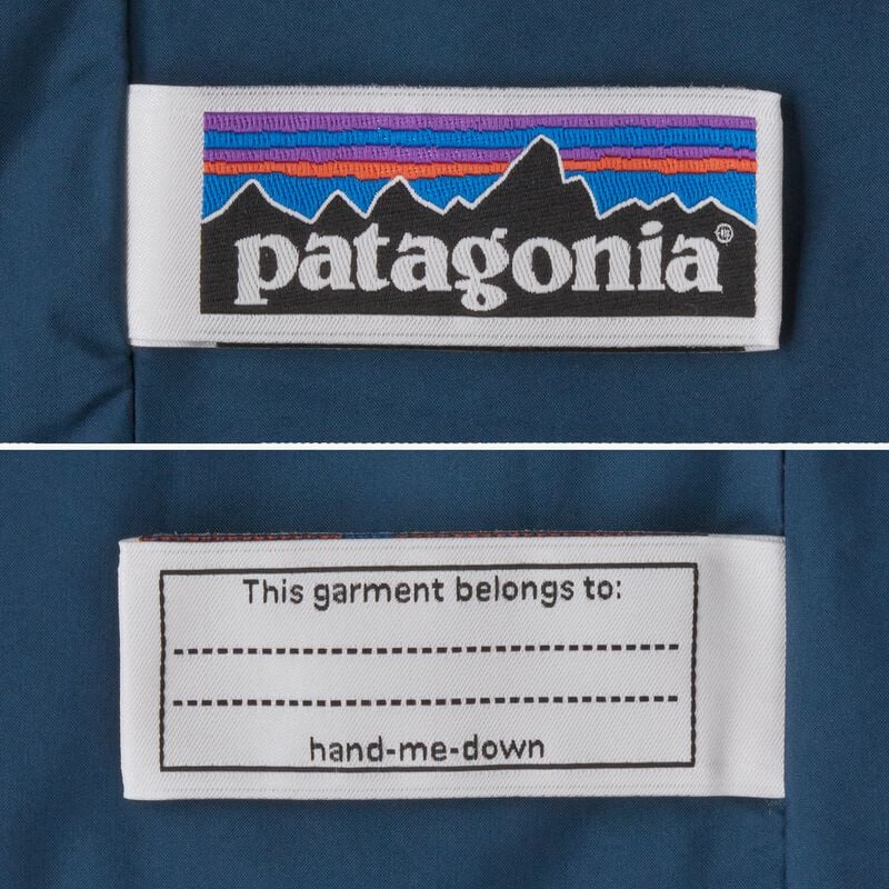 Patagonia Kids' Retro-X® Fleece Jacket - Natural w/Stone Blue
