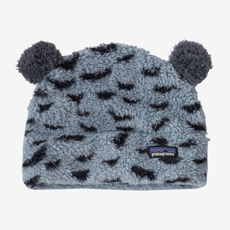 Patagonia Baby Furry Friends Fleece Hat - Snowy: Light Plume Grey