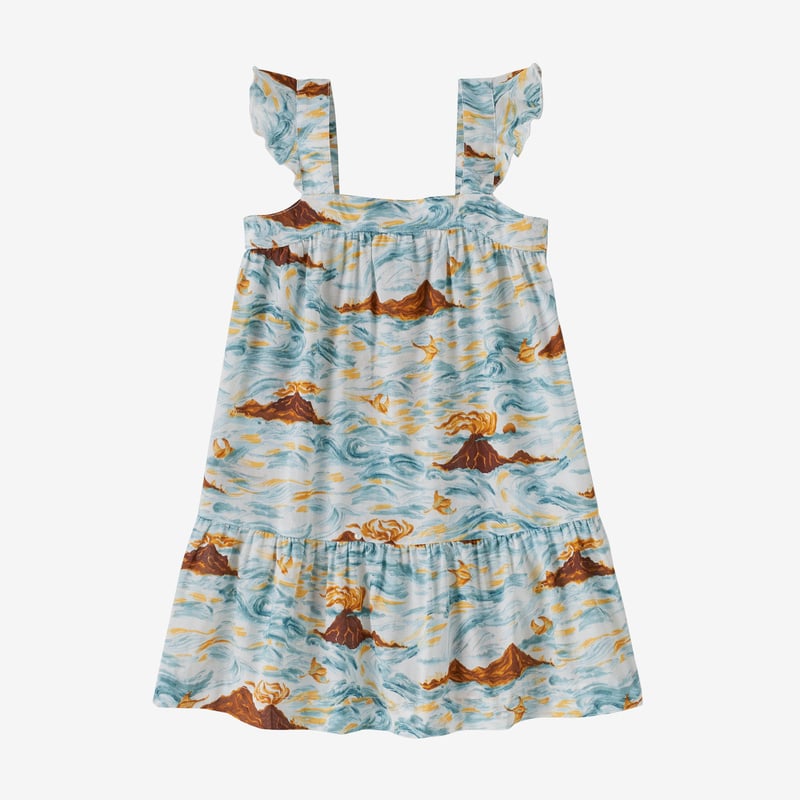 Patagonia Baby Pataloha® Dress - Island Currents: White