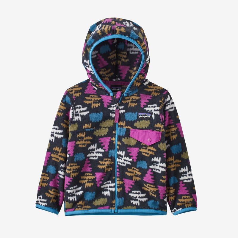 Patagonia Baby Micro D® Snap-T® Fleece Jacket - Fungiis: Pitch Blue