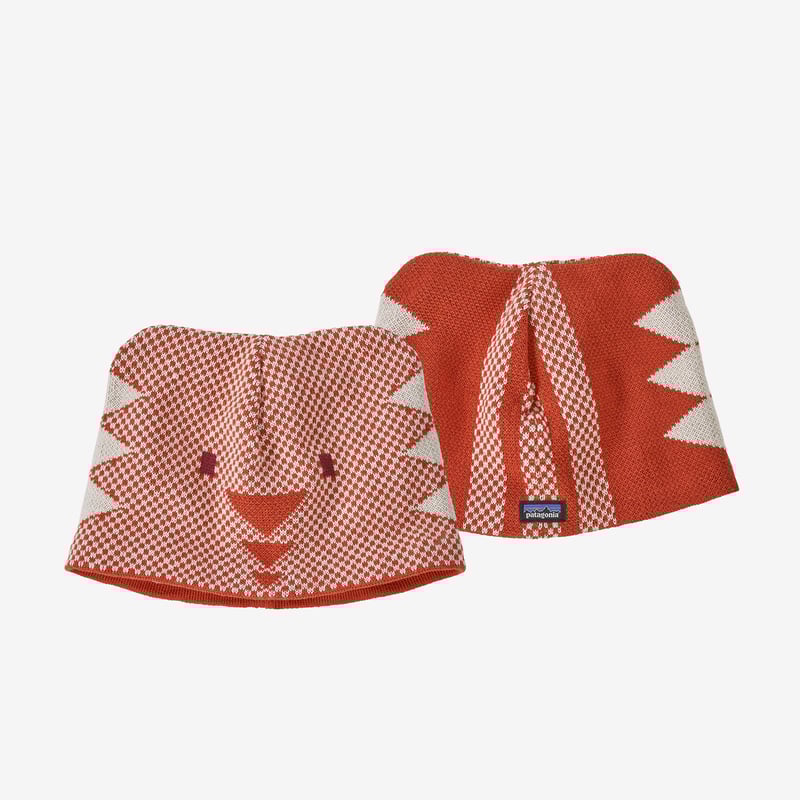 Patagonia Baby Animal Friends Beanie - Beanie Bear: Sandhill Rust