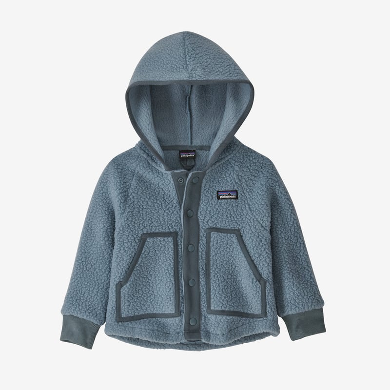 Patagonia Baby Retro Pile Fleece Jacket - Light Plume Grey