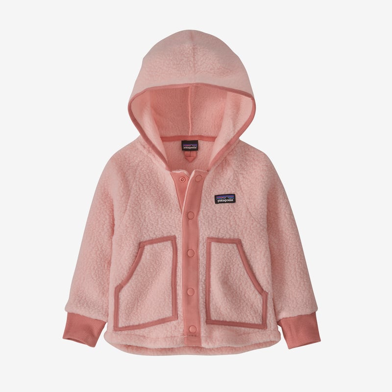 Patagonia Baby Retro Pile Fleece Jacket - Seafan Pink