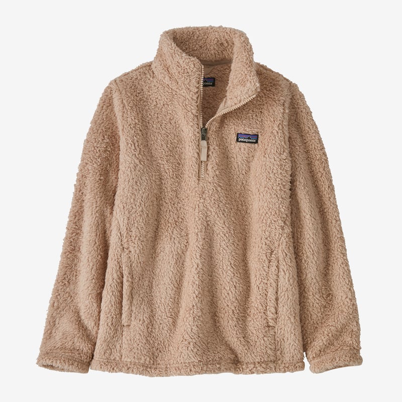 Patagonia Girls' Los Gatos 1/4-Zip Fleece - Pampas Tan