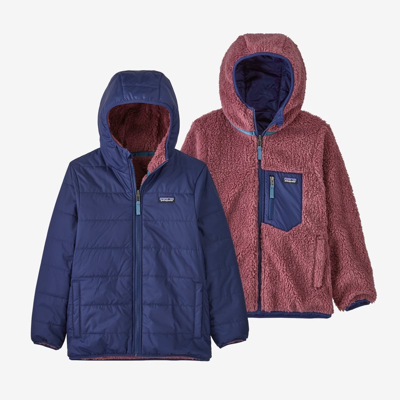 Patagonia Kids' Reversible Ready Freddy Hoody - Sound Blue