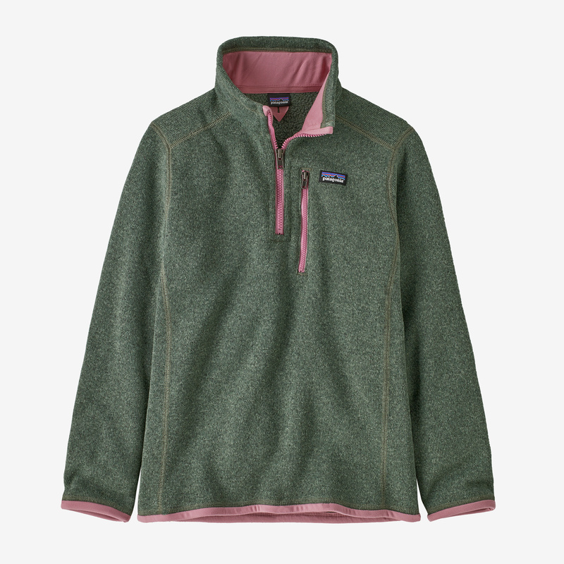 Patagonia Kids' Better Sweater® 1/4-Zip Fleece - Hemlock Green