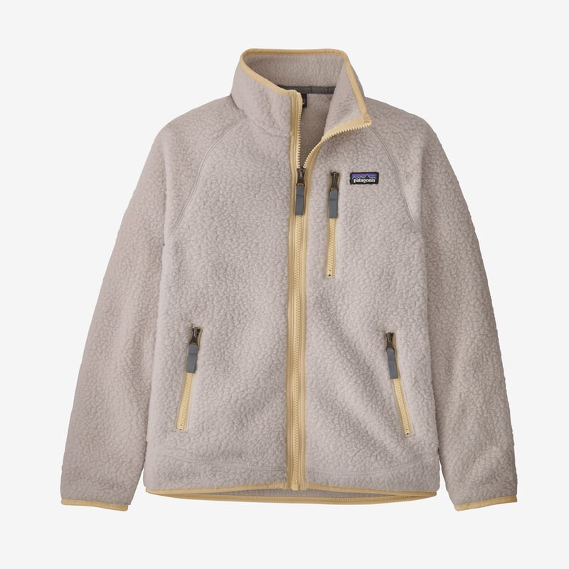 Patagonia Kids' Retro Pile Fleece Jacket - Cornice Grey