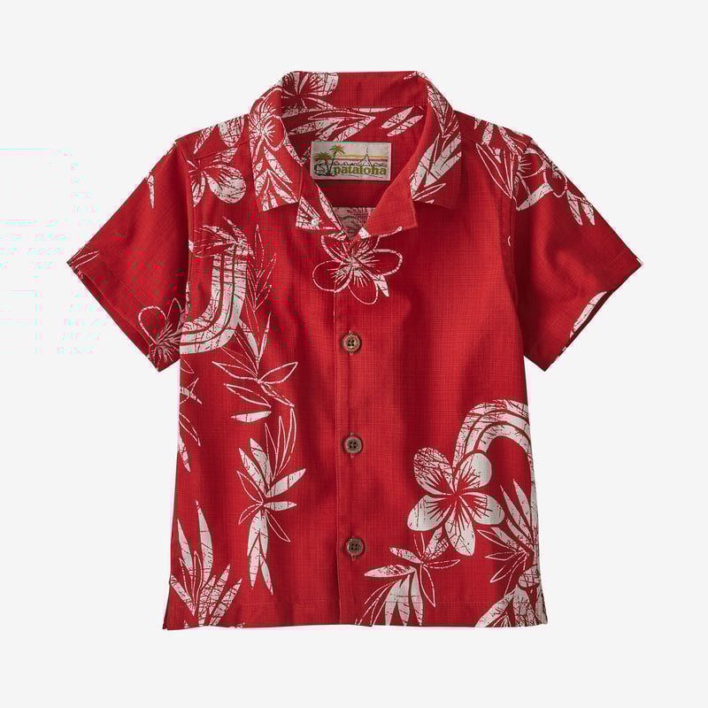 Patagonia Baby Pataloha® Shirt - Patalokahi: Sumac Red