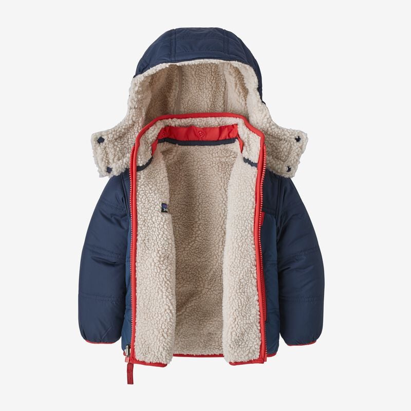 Patagonia Baby Reversible Tribbles Hoody - Superior Blue