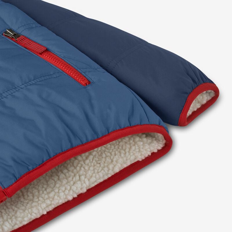 Patagonia Baby Reversible Tribbles Hoody - Superior Blue