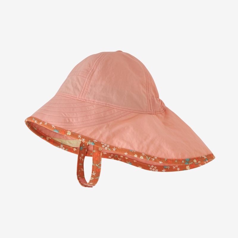 Patagonia Baby Block-the-Sun Hat - Flamingo Pink